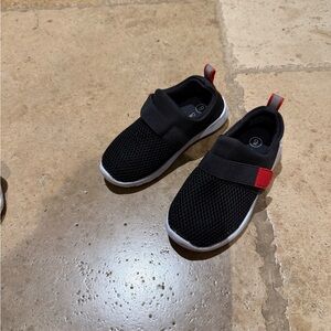 Kids Black Slip-On Shoes